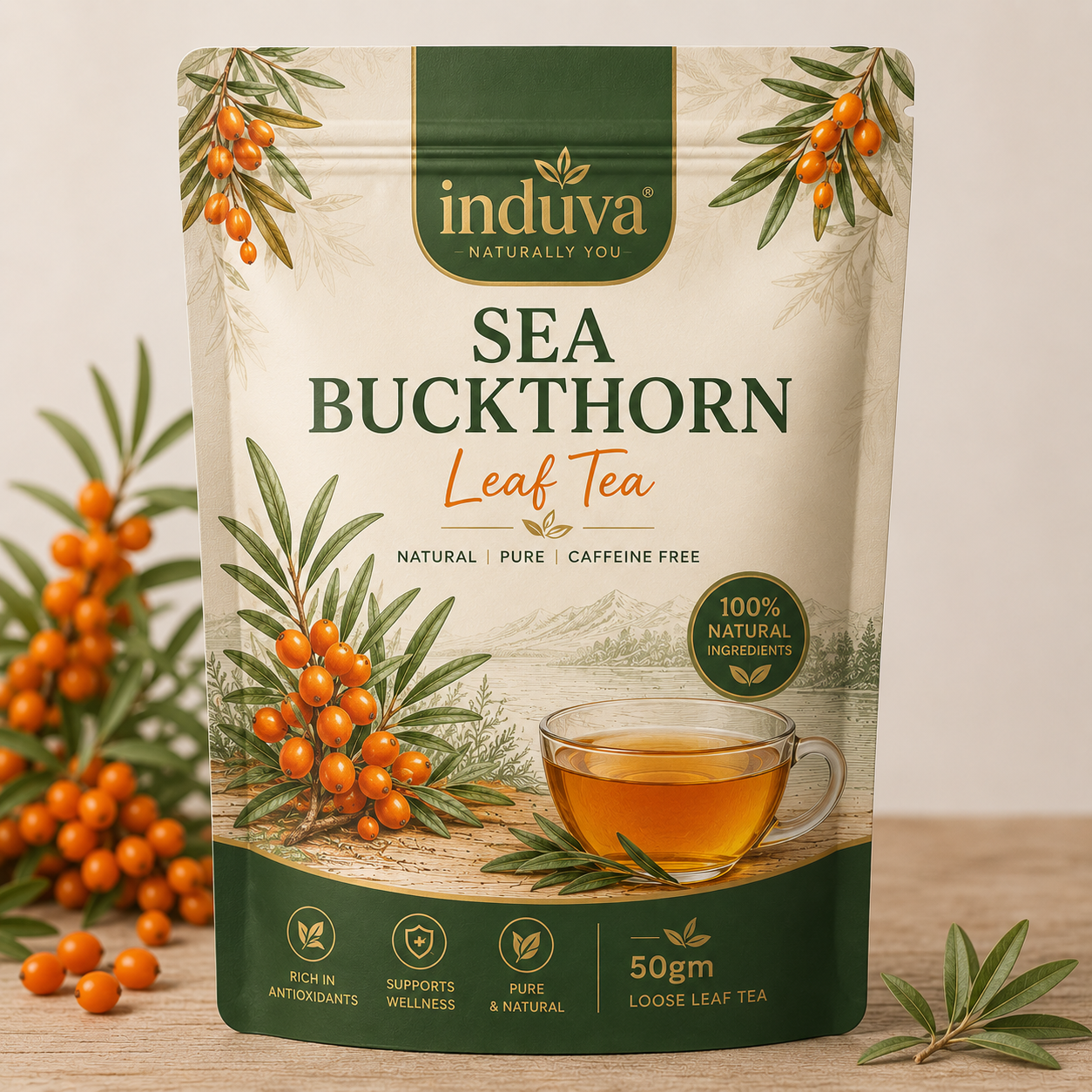 Sea Buckthorn Leaf Tea 50gm